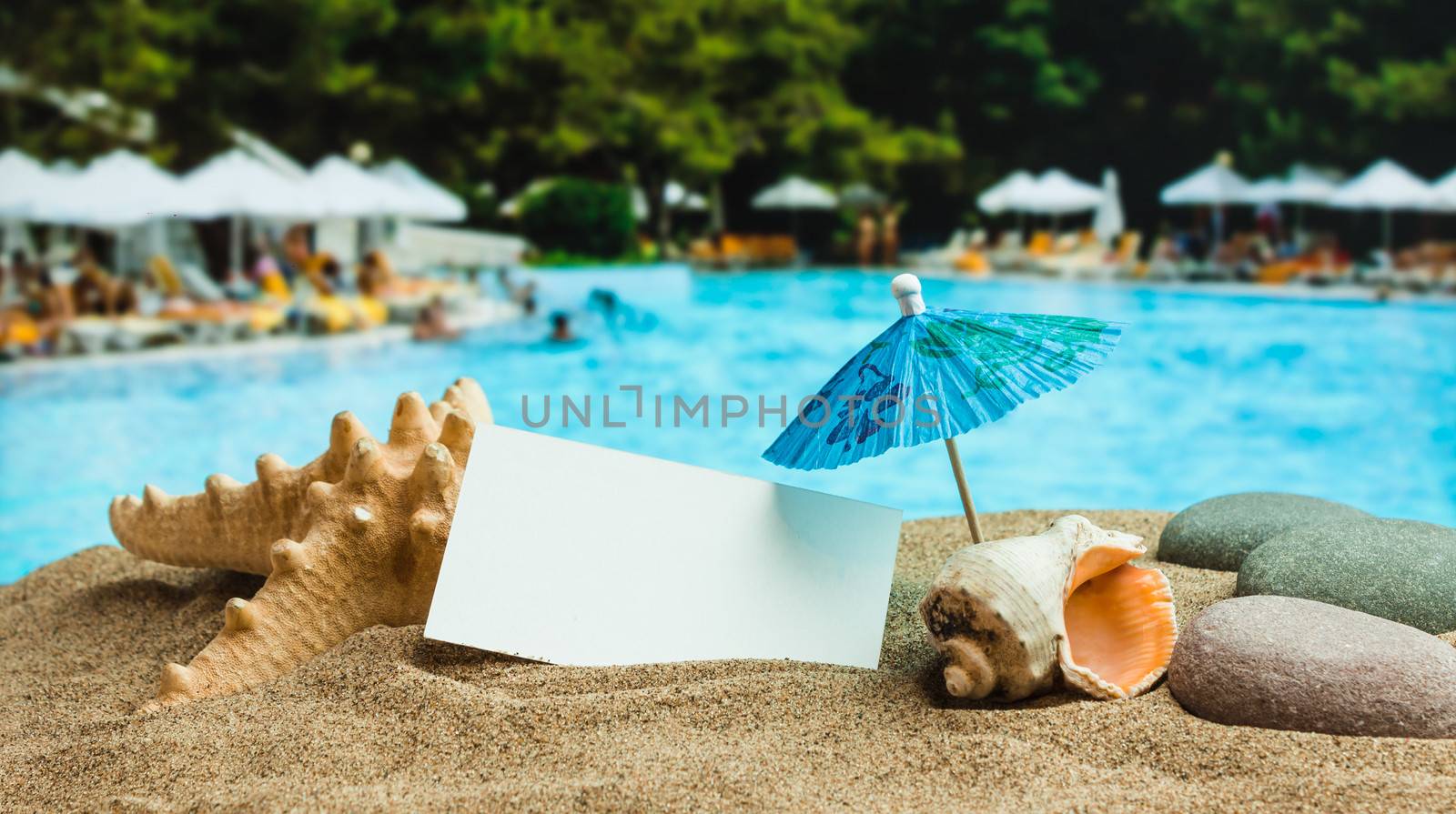 Umbrella on the sand by oleg_zhukov