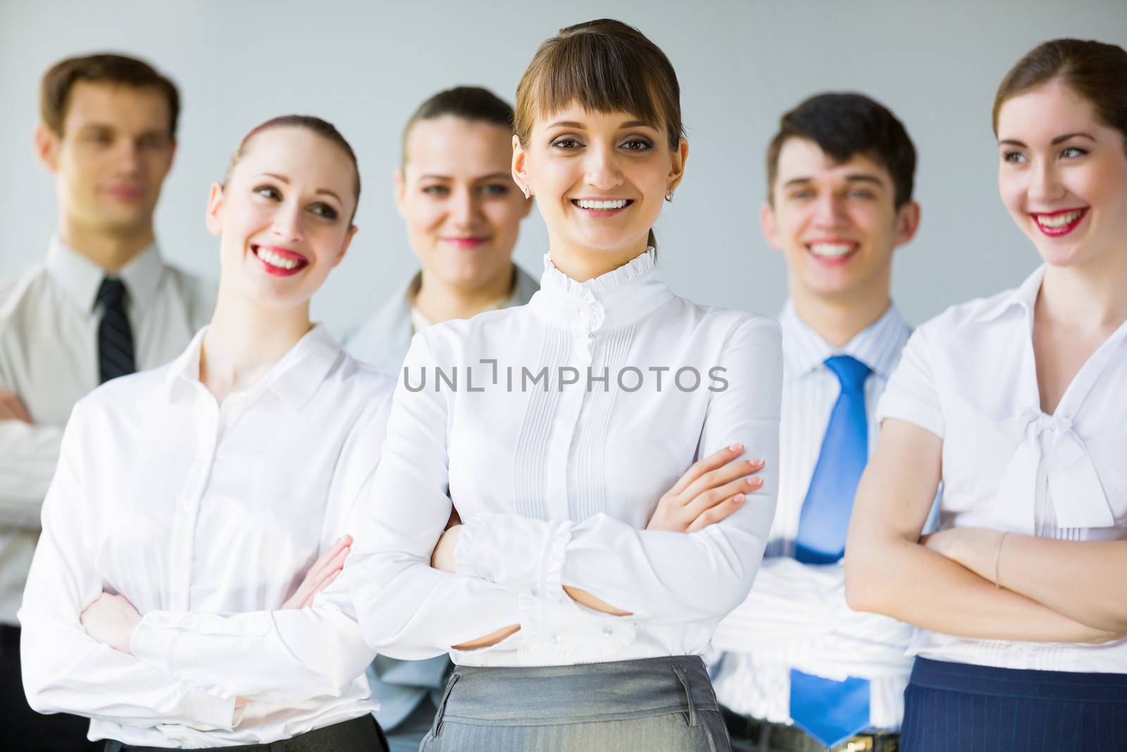 Group of business people by sergey_nivens