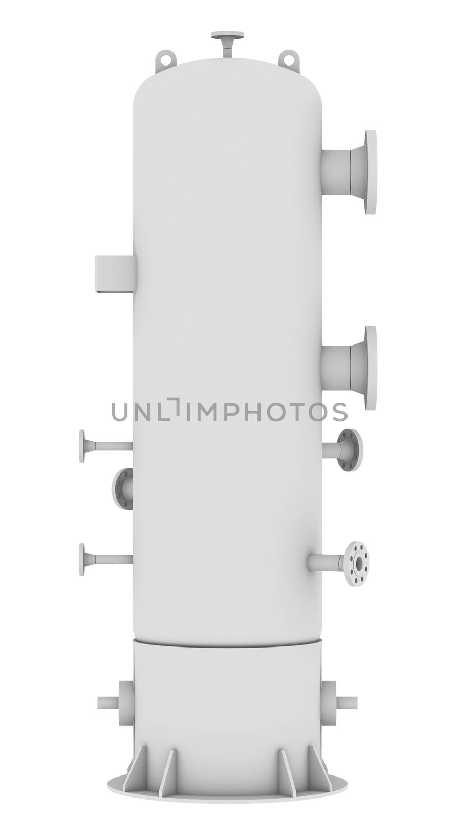 Industrial equipment. Isolated render on a white background