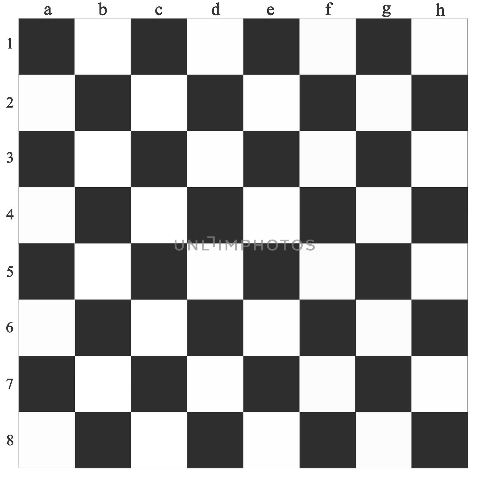 the image of usual black and white chess-board