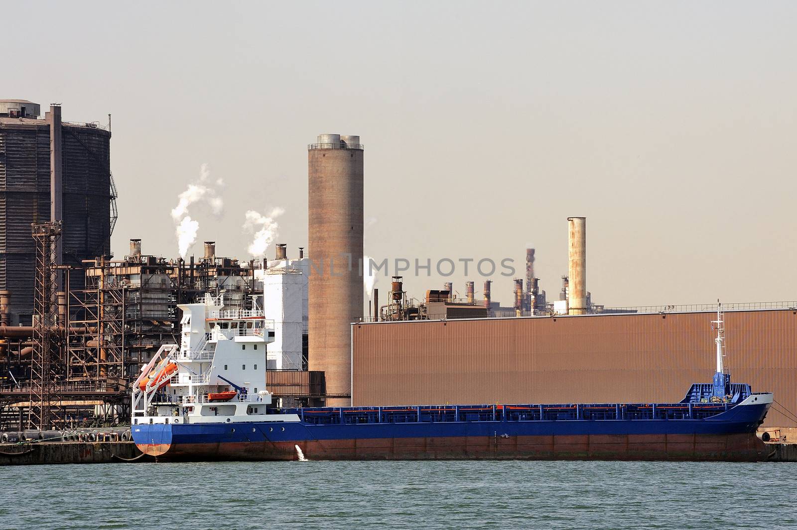 Industry on the wearing of Fos-sur-Mer beside Marseille.