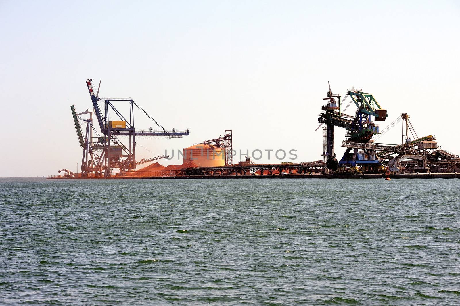 Industry on the wearing of Fos-sur-Mer beside Marseille.