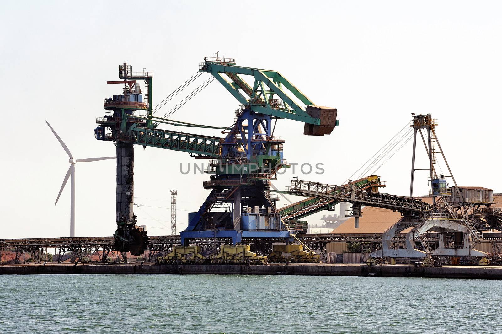 Industry on the wearing of Fos-sur-Mer beside Marseille.