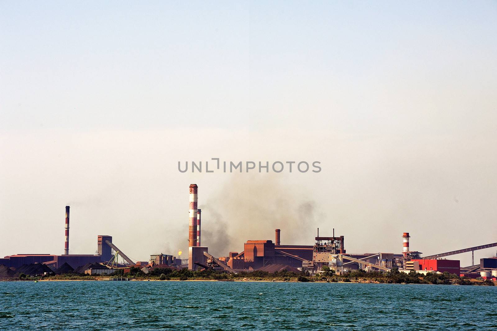 Industry on the wearing of Fos-sur-Mer beside Marseille.