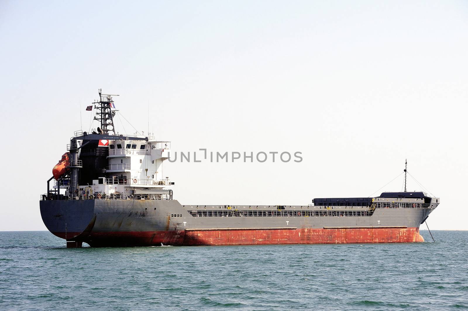 tanker on standby to discharge its cargo in France with the wearing of Fos-sur-Mer beside Marseille.