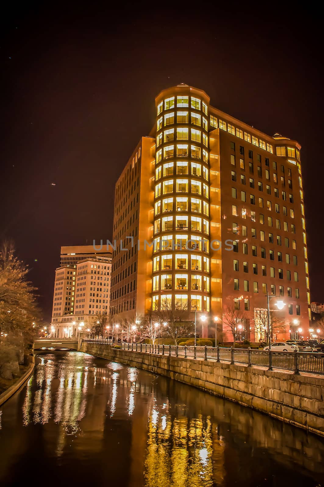 Beautiful reflections in Providence River