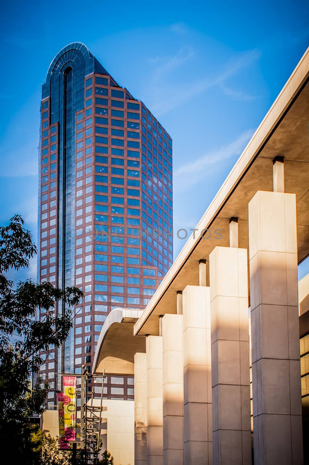 Skyline of Uptown Charlotte, North Carolina.