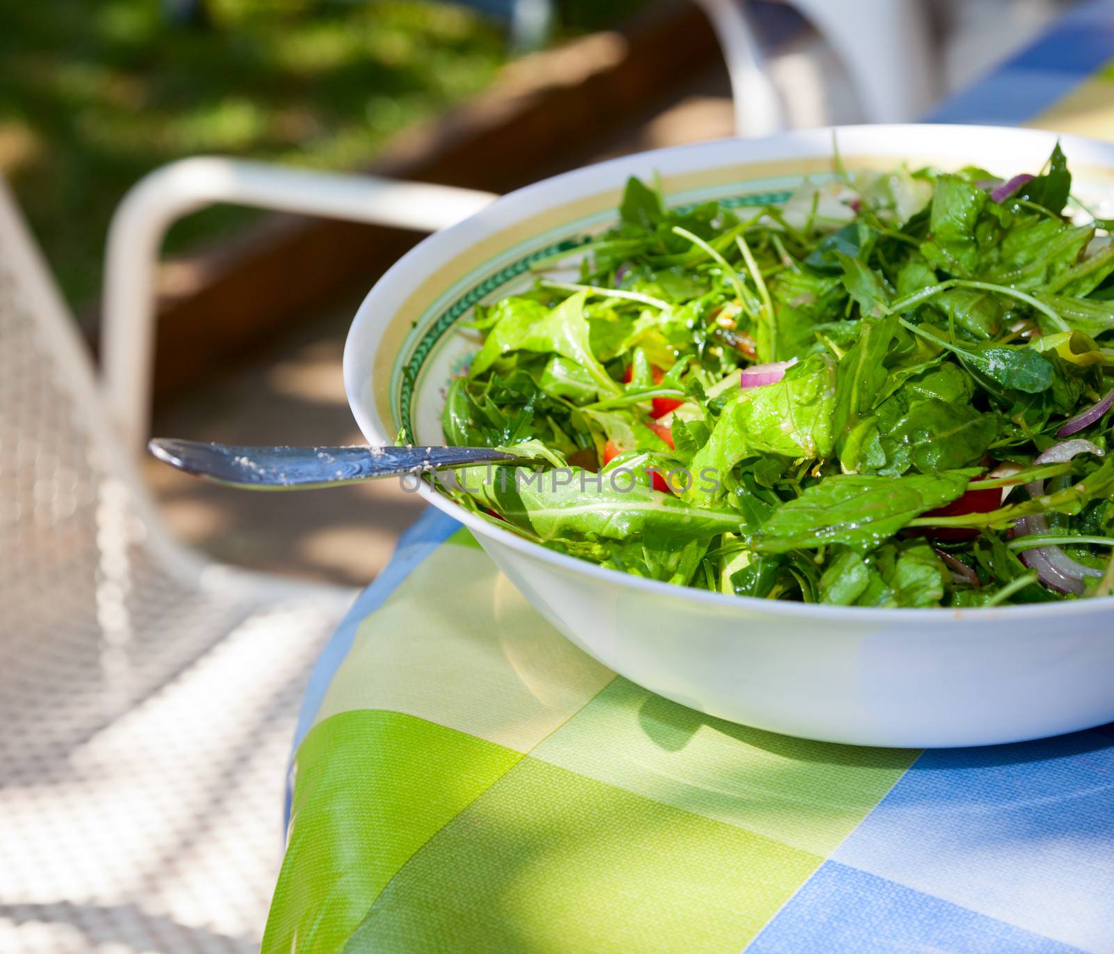 Green salad by naumoid