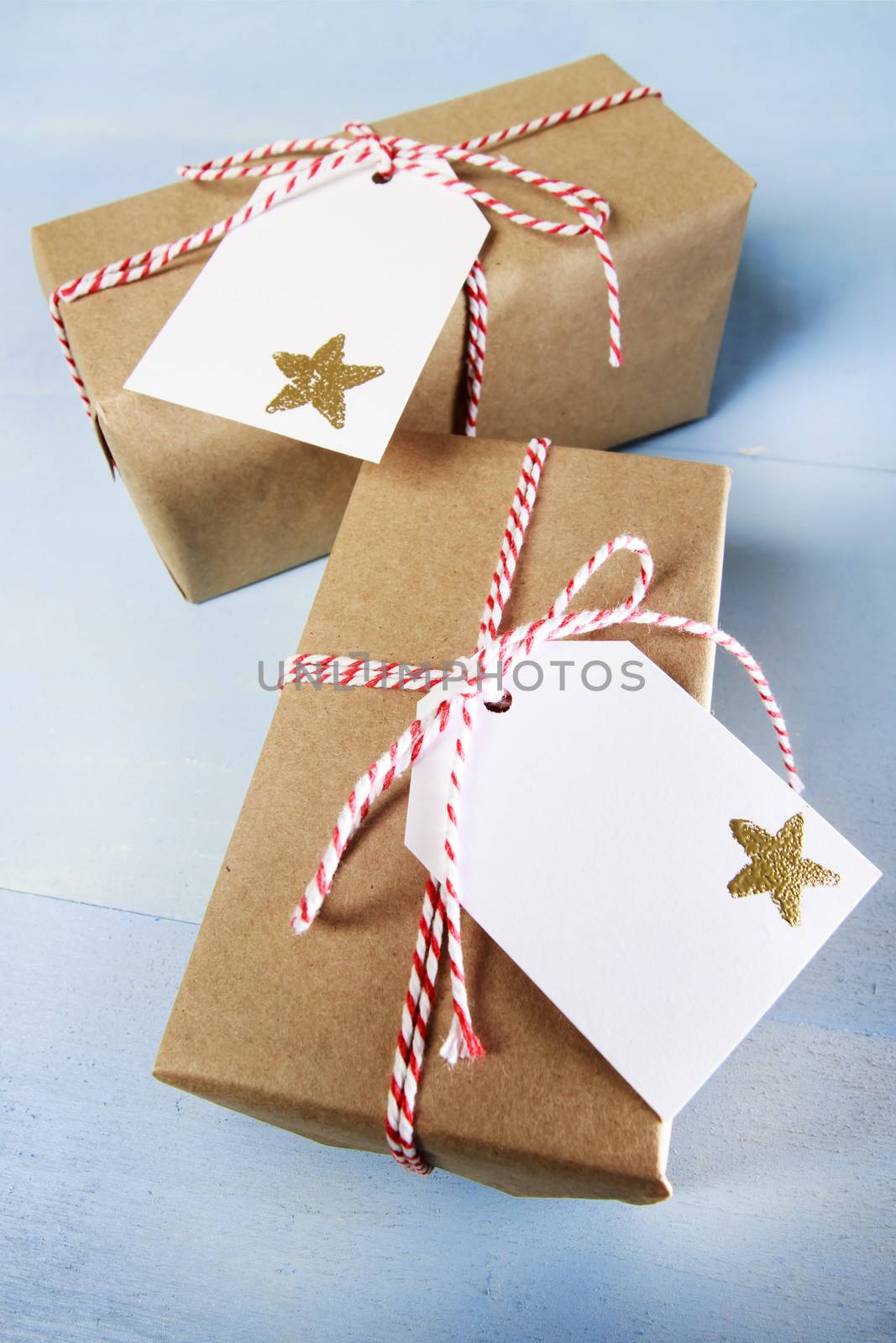 Handcraft giftboxes with ribbons and tags by melpomene