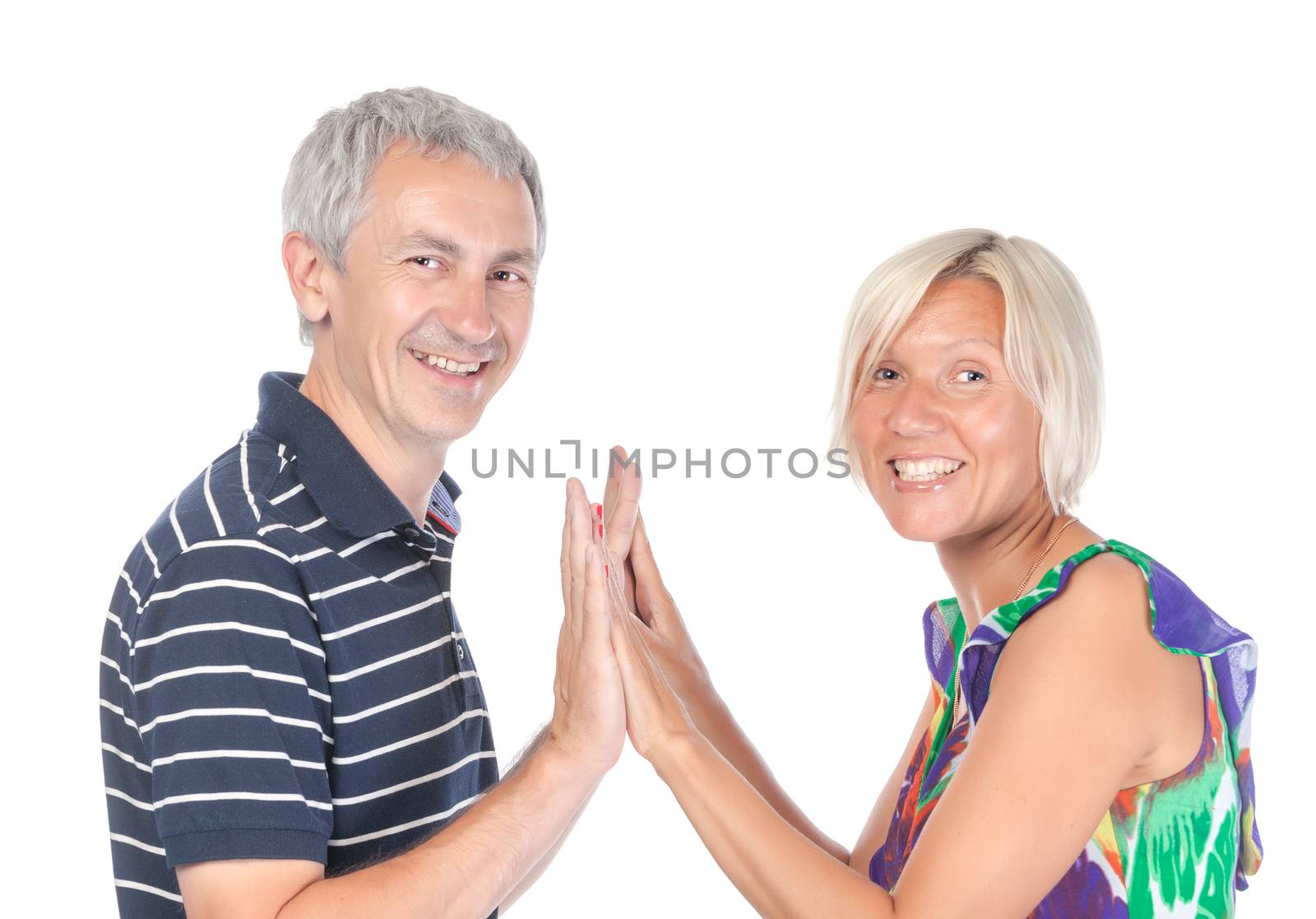 Happy attractive middle-aged couple by Discovod