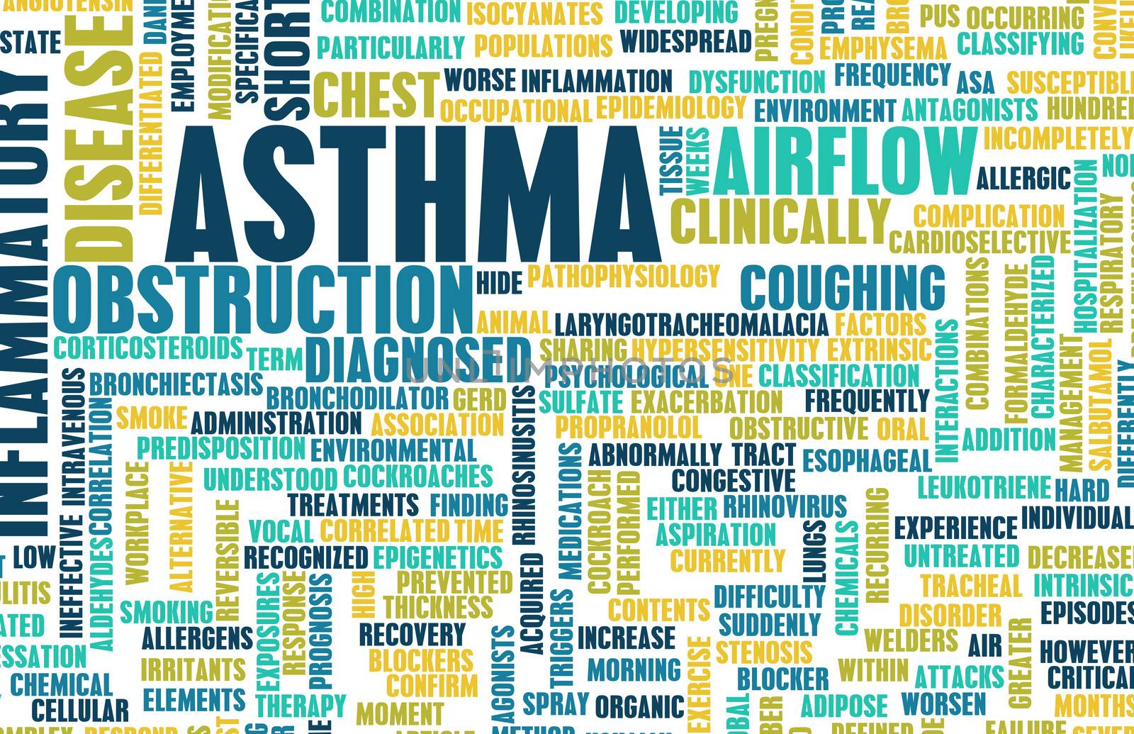 Asthma Respiratory Breathing Problem as a Concept