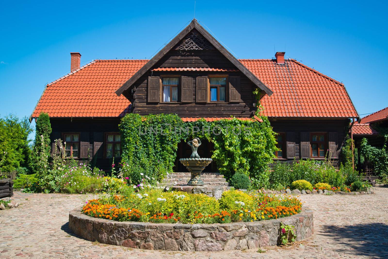 Old polish mansion in Kiermusy - Podlasie - eastern Poland