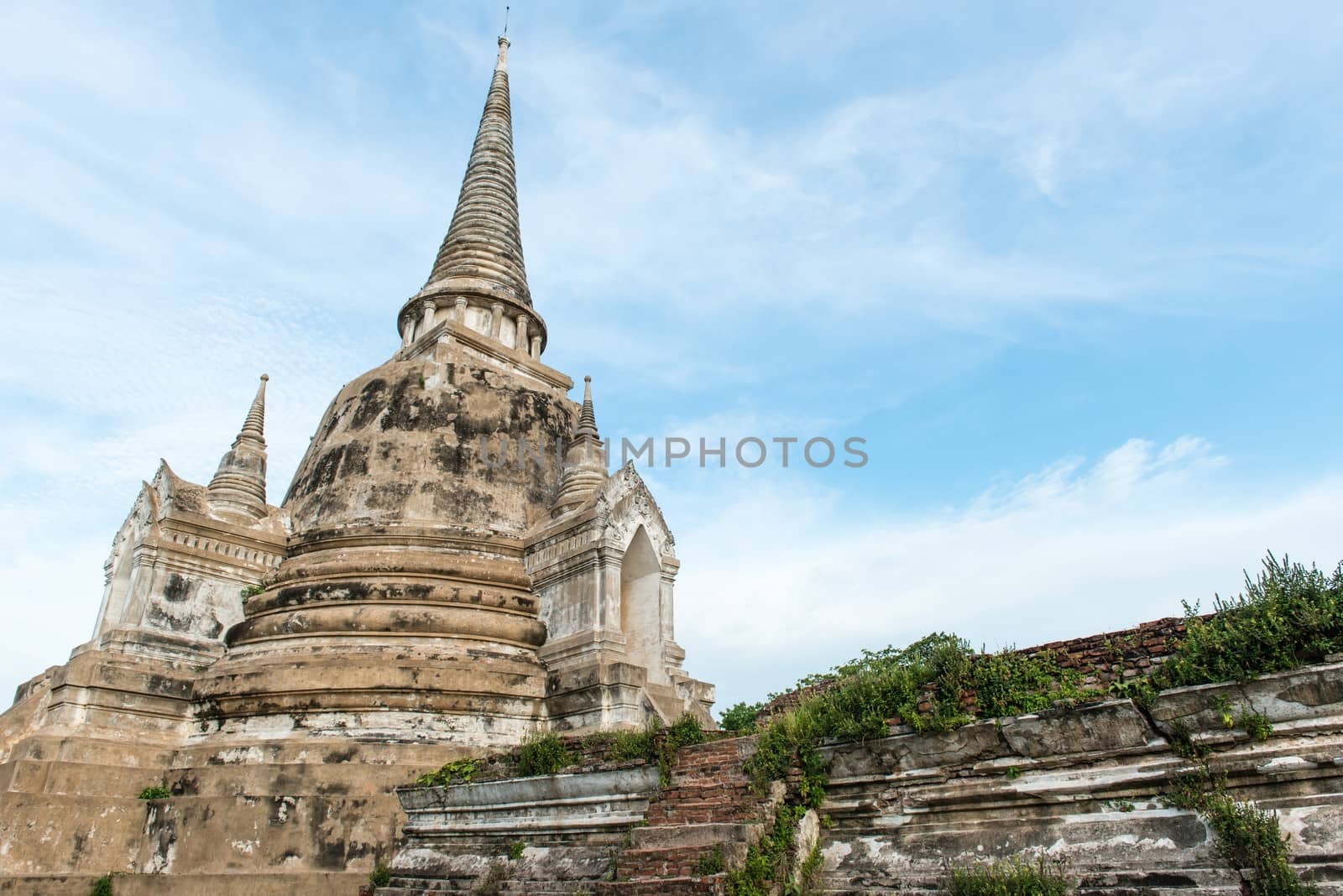 The ancient city of Thailand with ancient architecture style