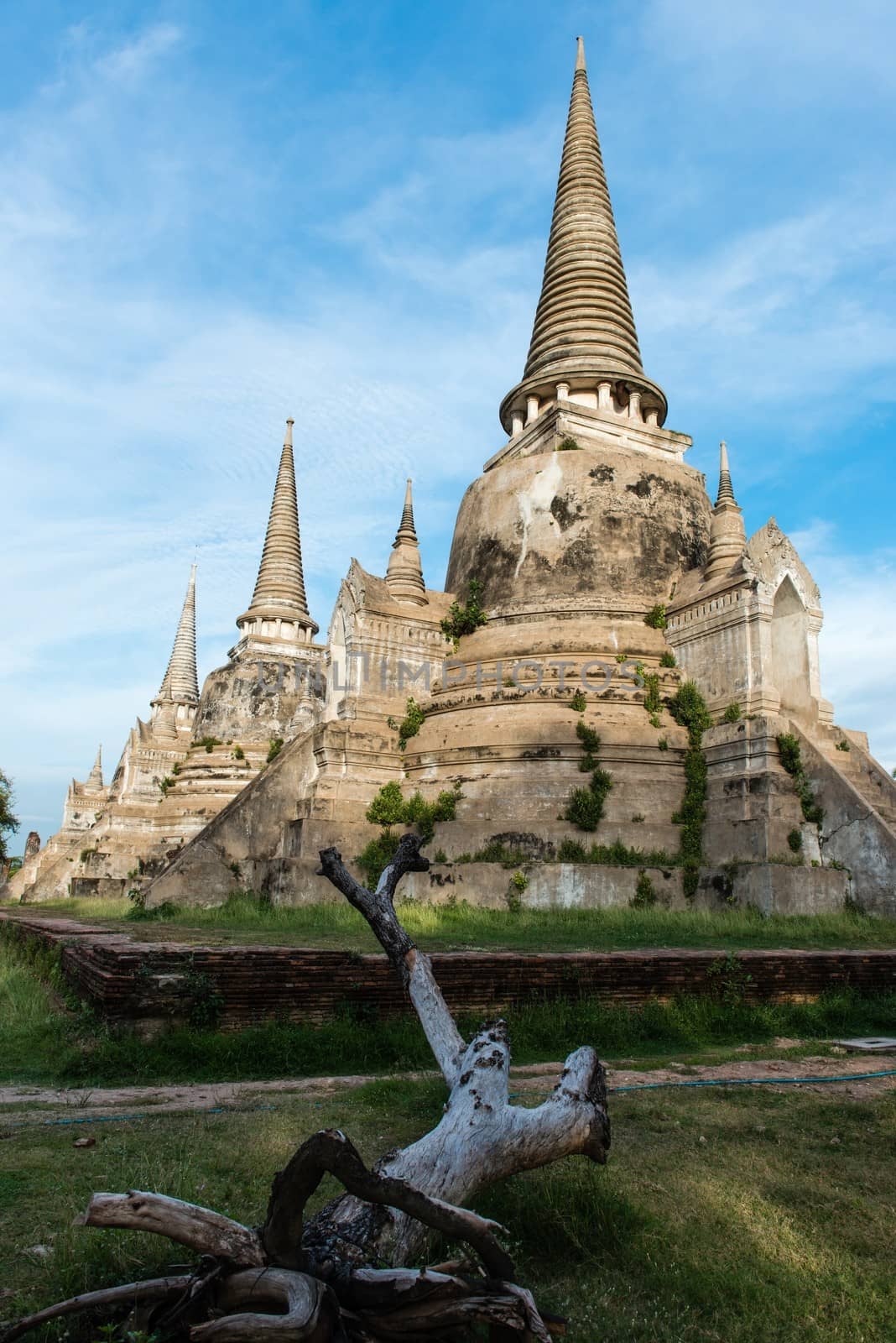 The ancient city of Thailand with ancient architecture style