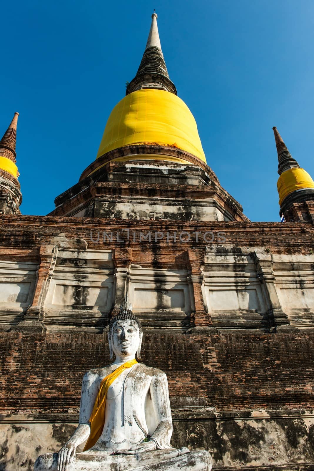 The ancient city of Thailand with ancient architecture style