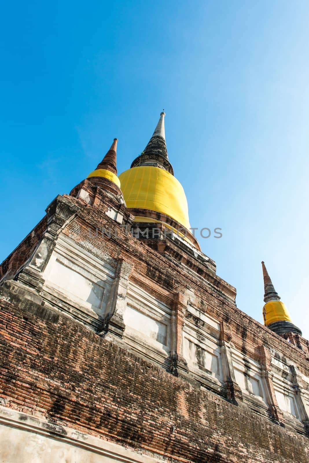 The ancient city of Thailand with ancient architecture style