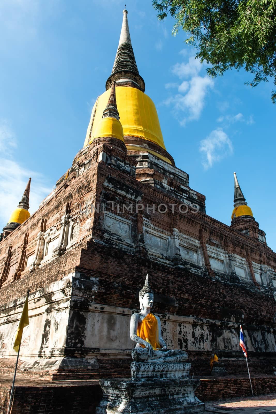 The ancient city of Thailand with ancient architecture style