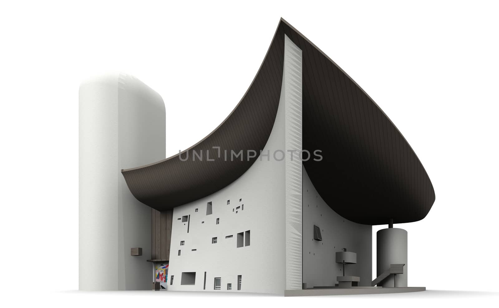 Notre Dame du Haut de Ronchamp 9 by 3DAgentur