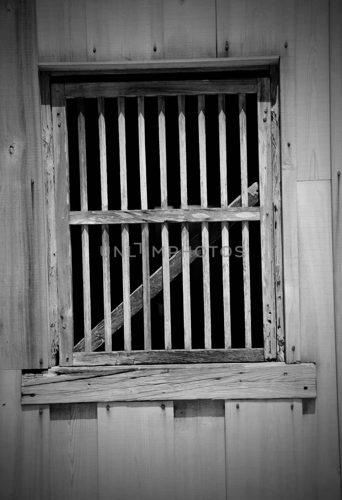 old west jail window
