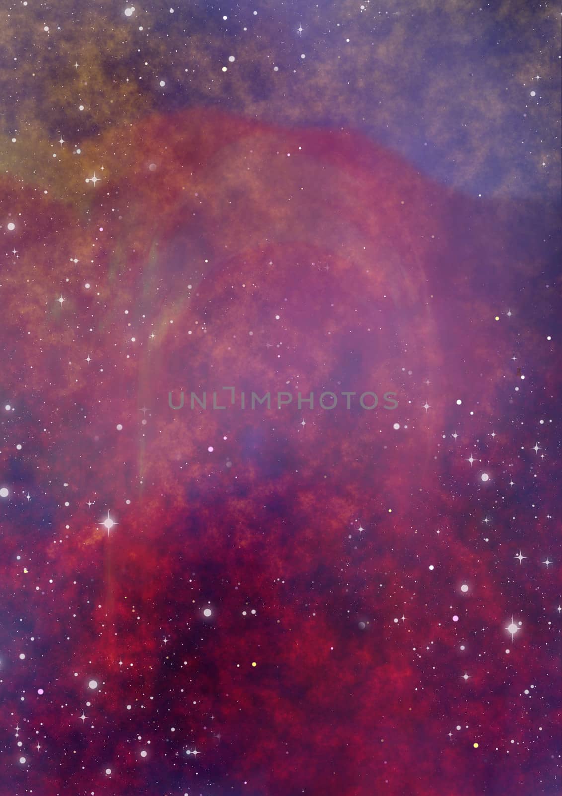 Star field in space and a nebulae by richter1910