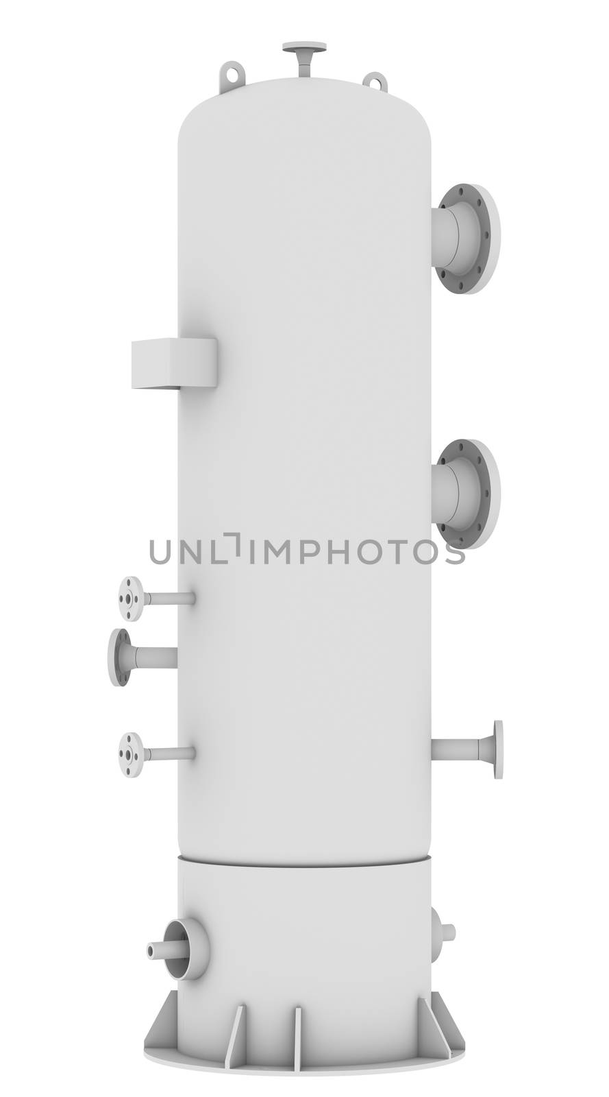 Industrial equipment. Isolated render on a white background