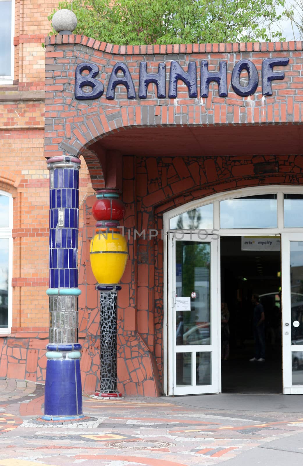 Hundertwasser railway station at Uelzen by HBphotoart