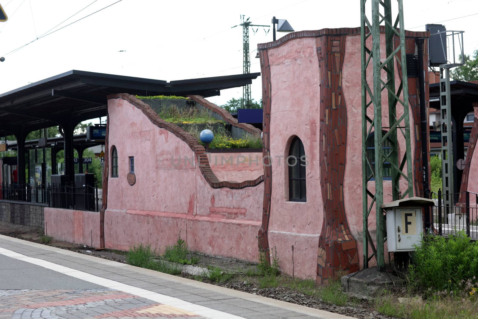 Hundertwasser railway station at Uelzen by HBphotoart