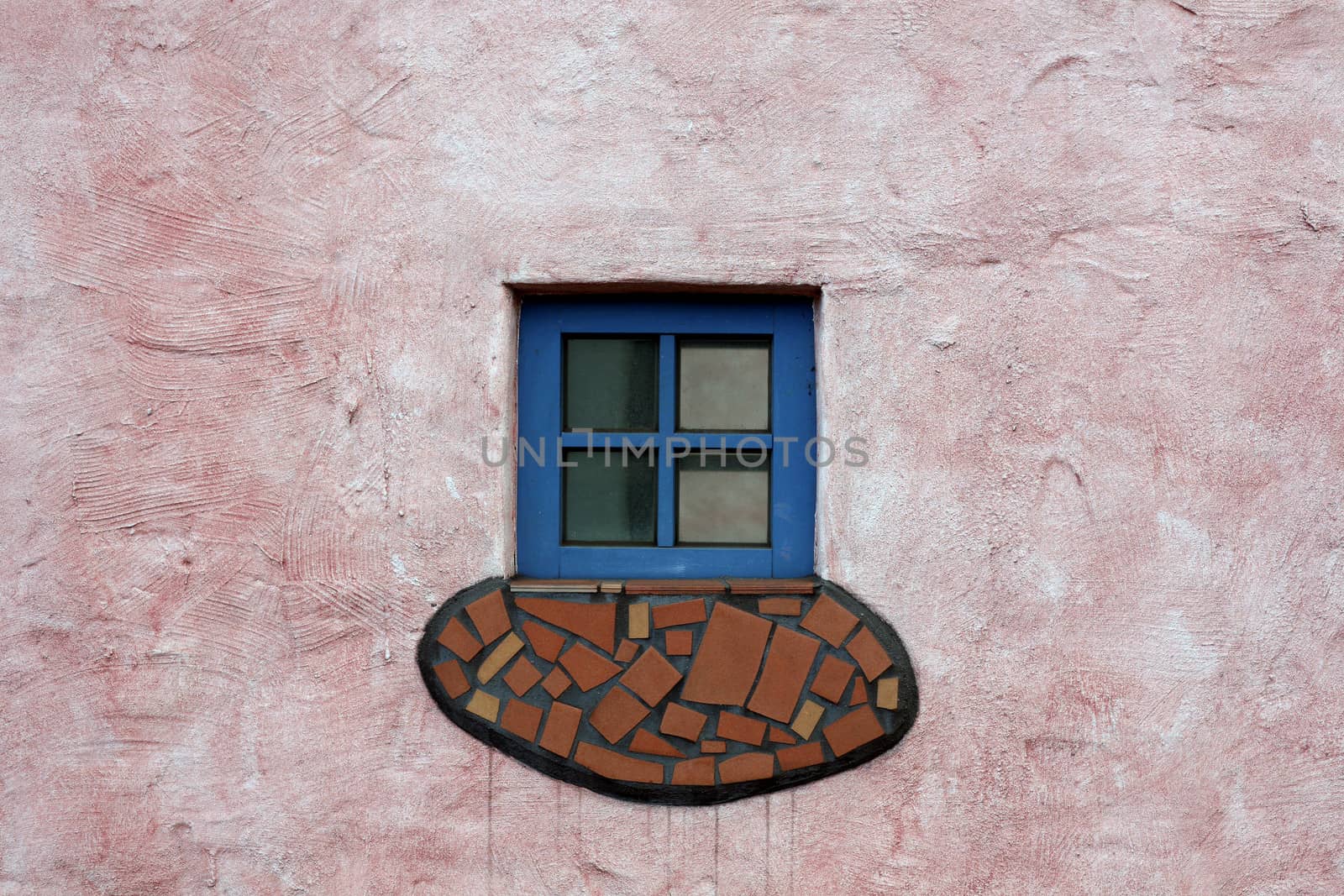 Detail of the German railway station at Uelzen constructed according to plans by the Austrian architect and artist Friedensreich Hundertwasser. Landmark. Public building. Uelzen, 21 June 2013