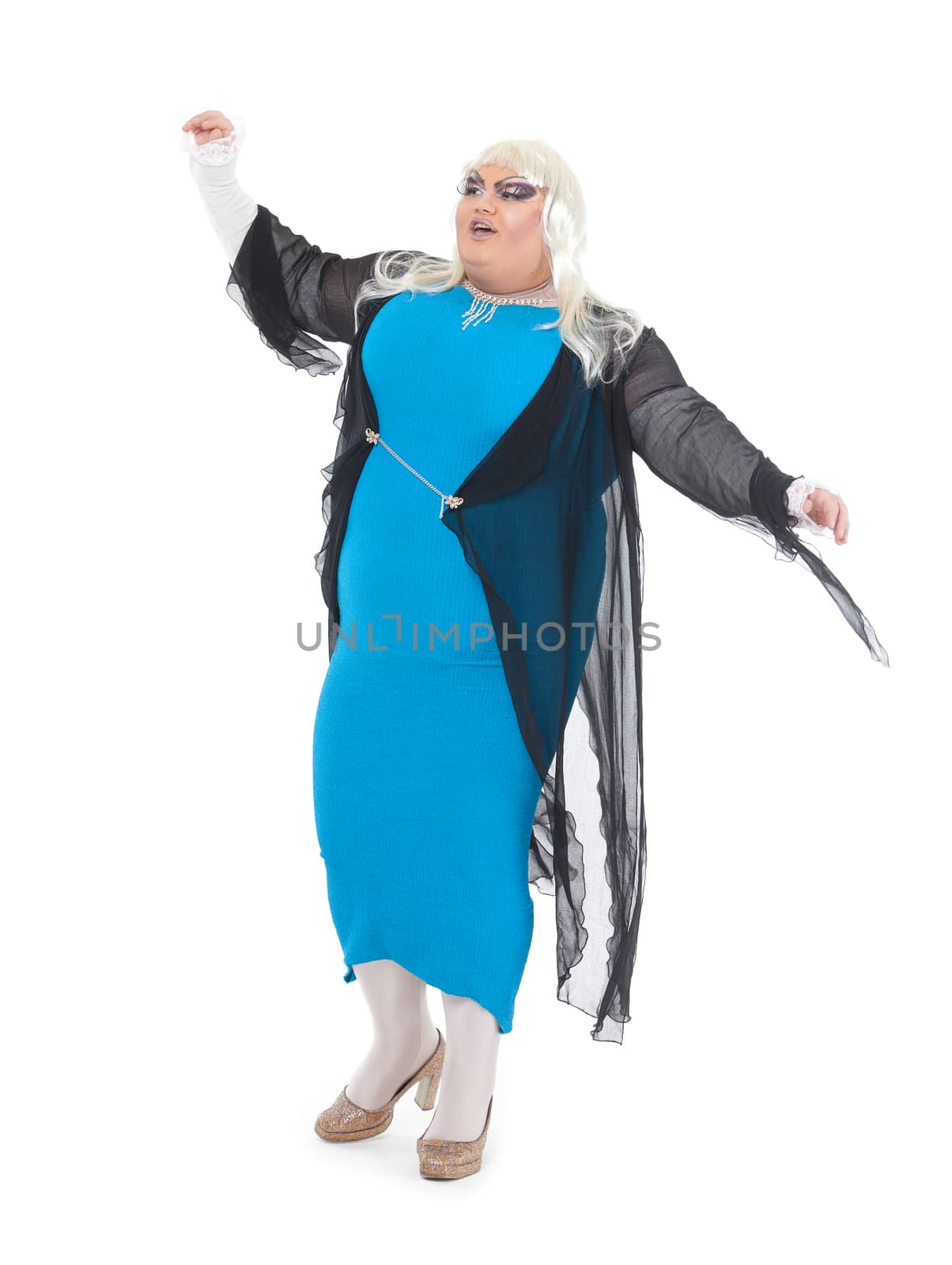 Drag queen dressed as a female singer by Discovod