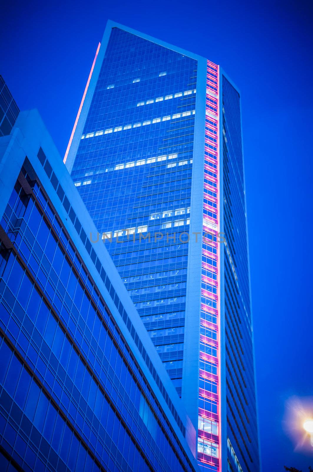 Skyline of Uptown Charlotte, North Carolina. by digidreamgrafix