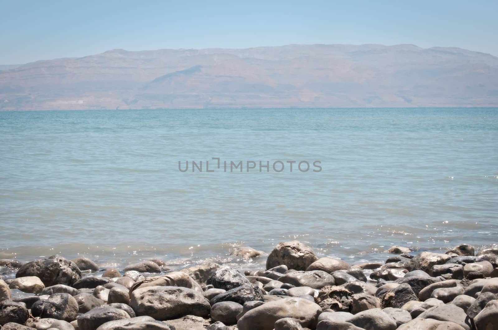 View of Dead Sea coastline