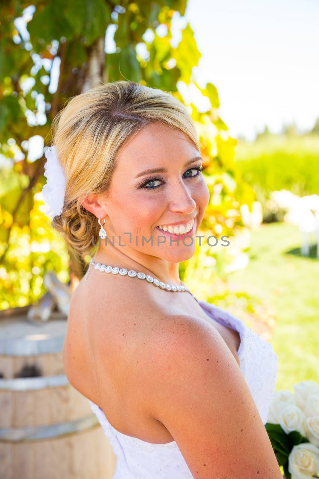 Bride On Her Wedding Day by joshuaraineyphotography