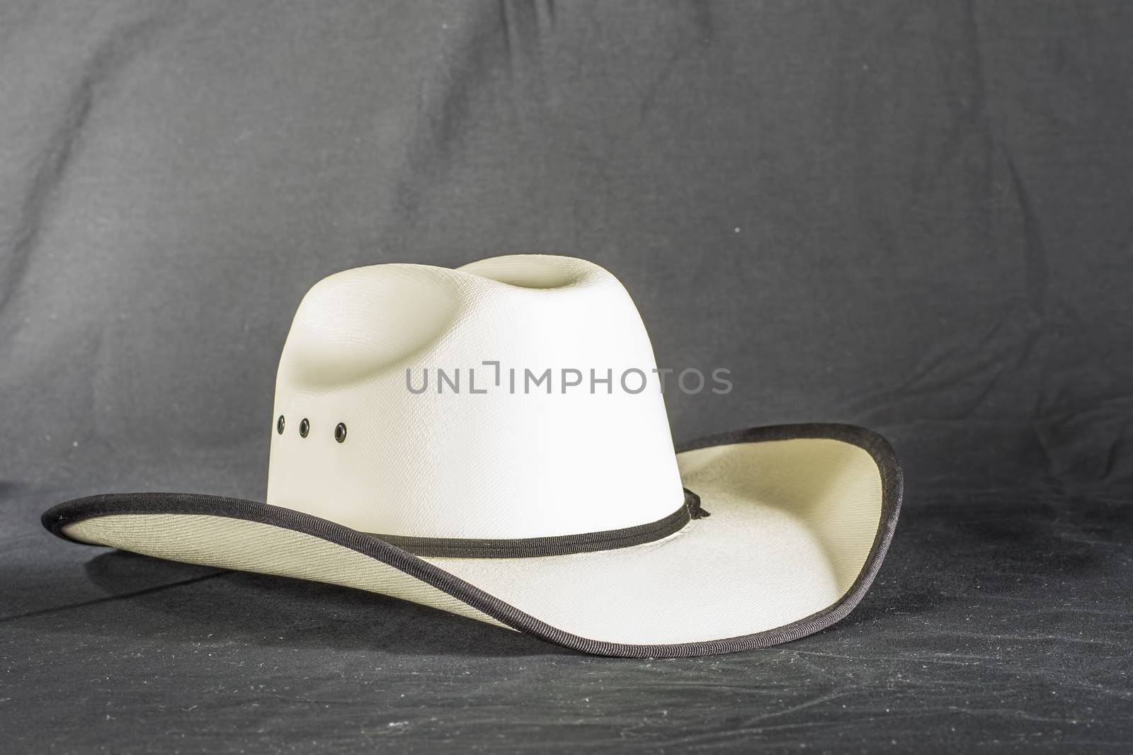 An isloated shot of a western cowboy hat.