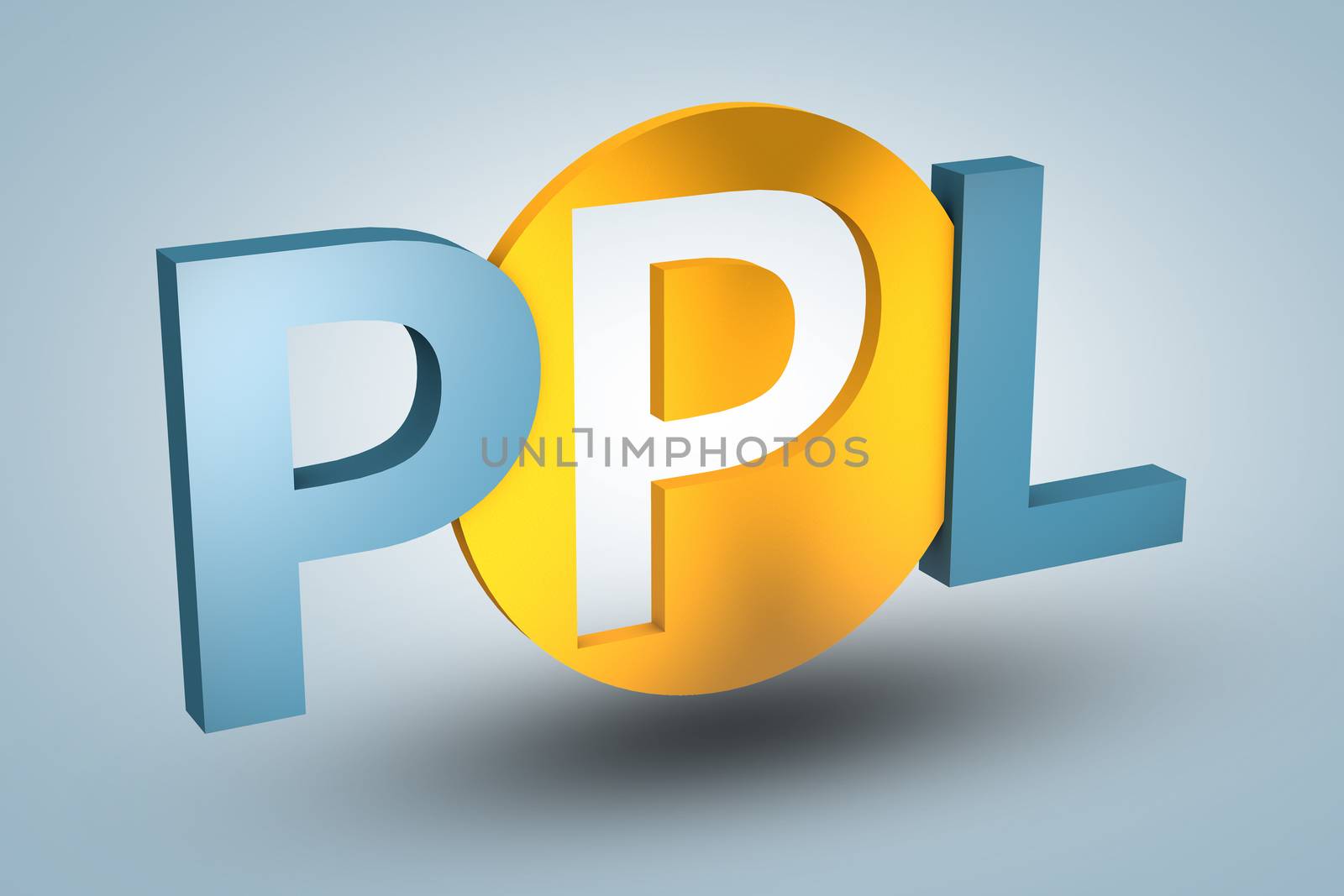 acronym concept: PPL for Pay per Lead on blue background