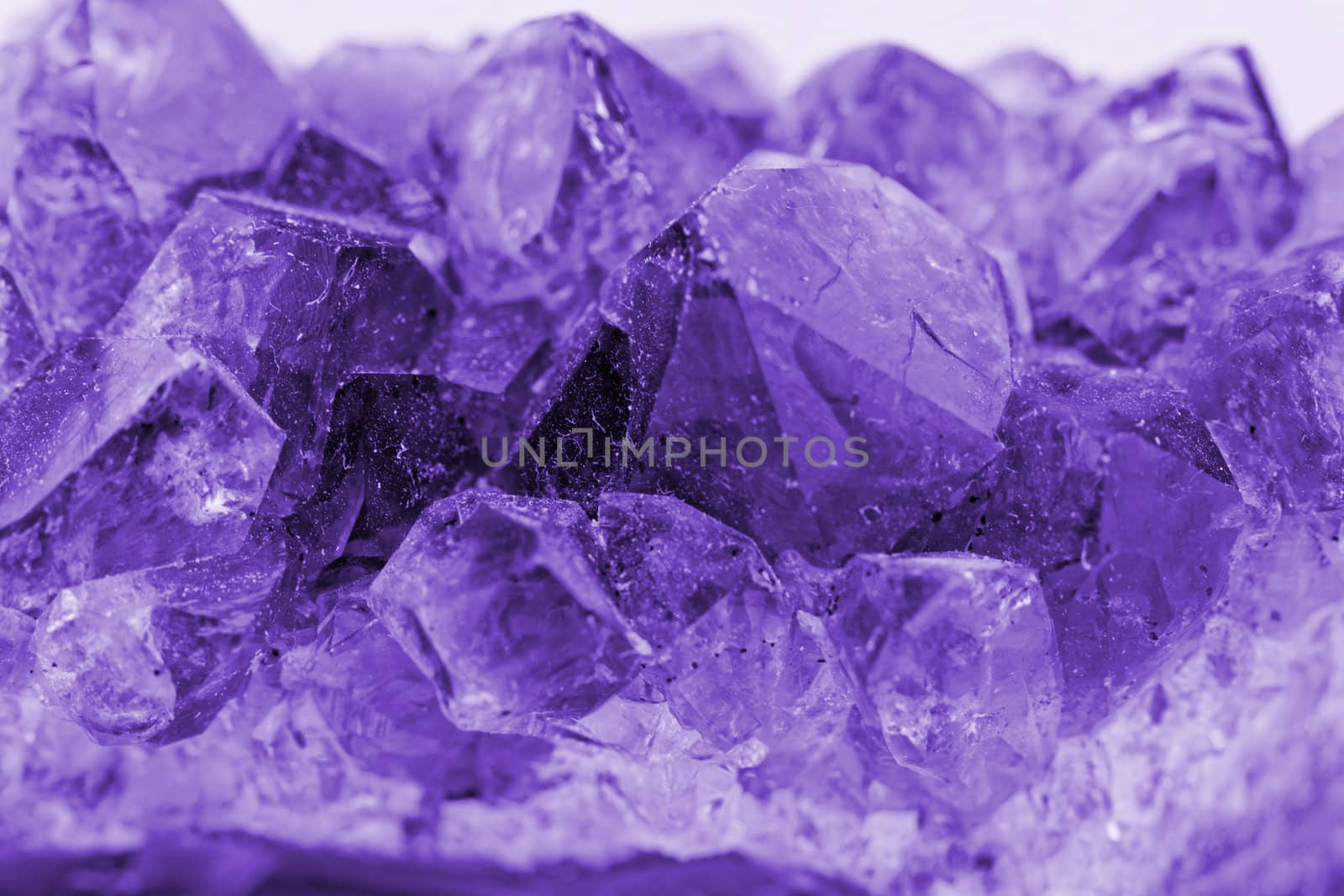 crystal macro photo in purple color by NagyDodo