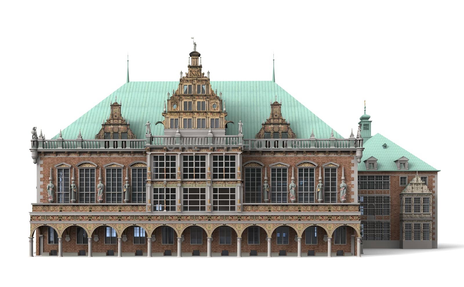 The Bremen Town Hall is one of the most important monuments of Gothic and Weser Renaissance in Europe.