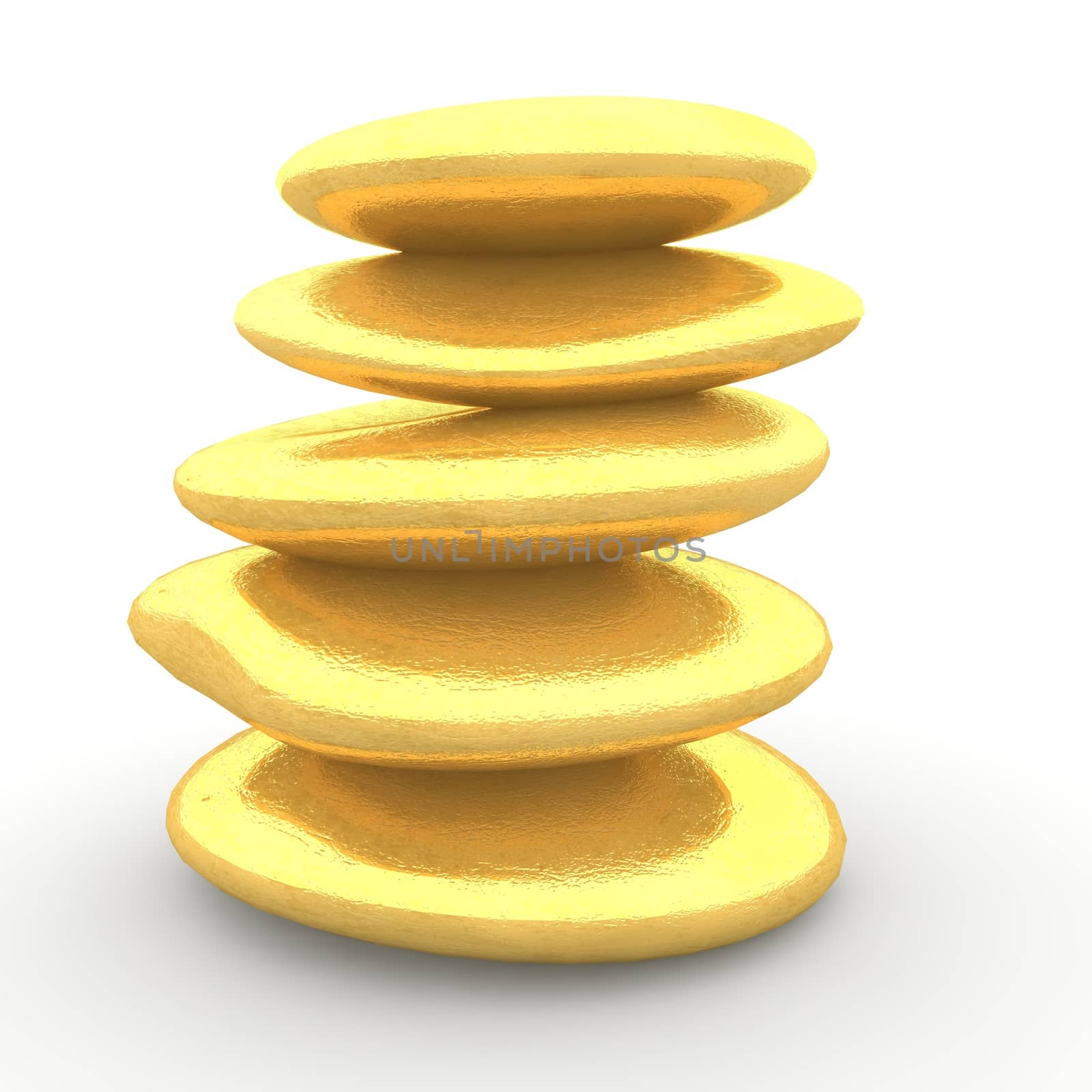 The golden stones by 3DAgentur