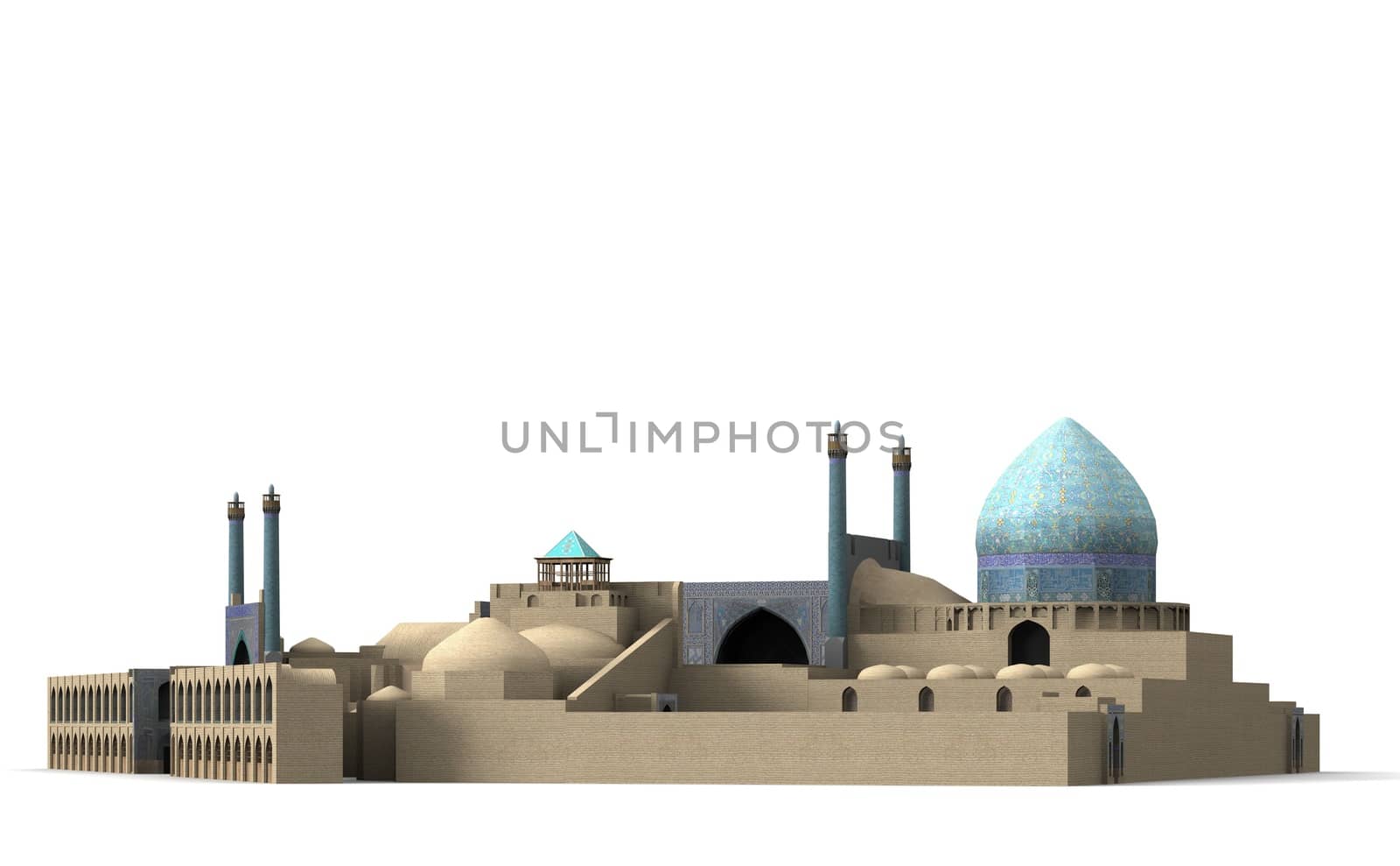 Meidan-e Em��m, in the historic center of the city of Isfahan