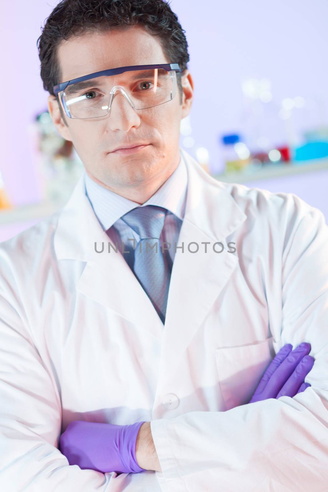 Portrait of a confident male health care professional in his working environment.