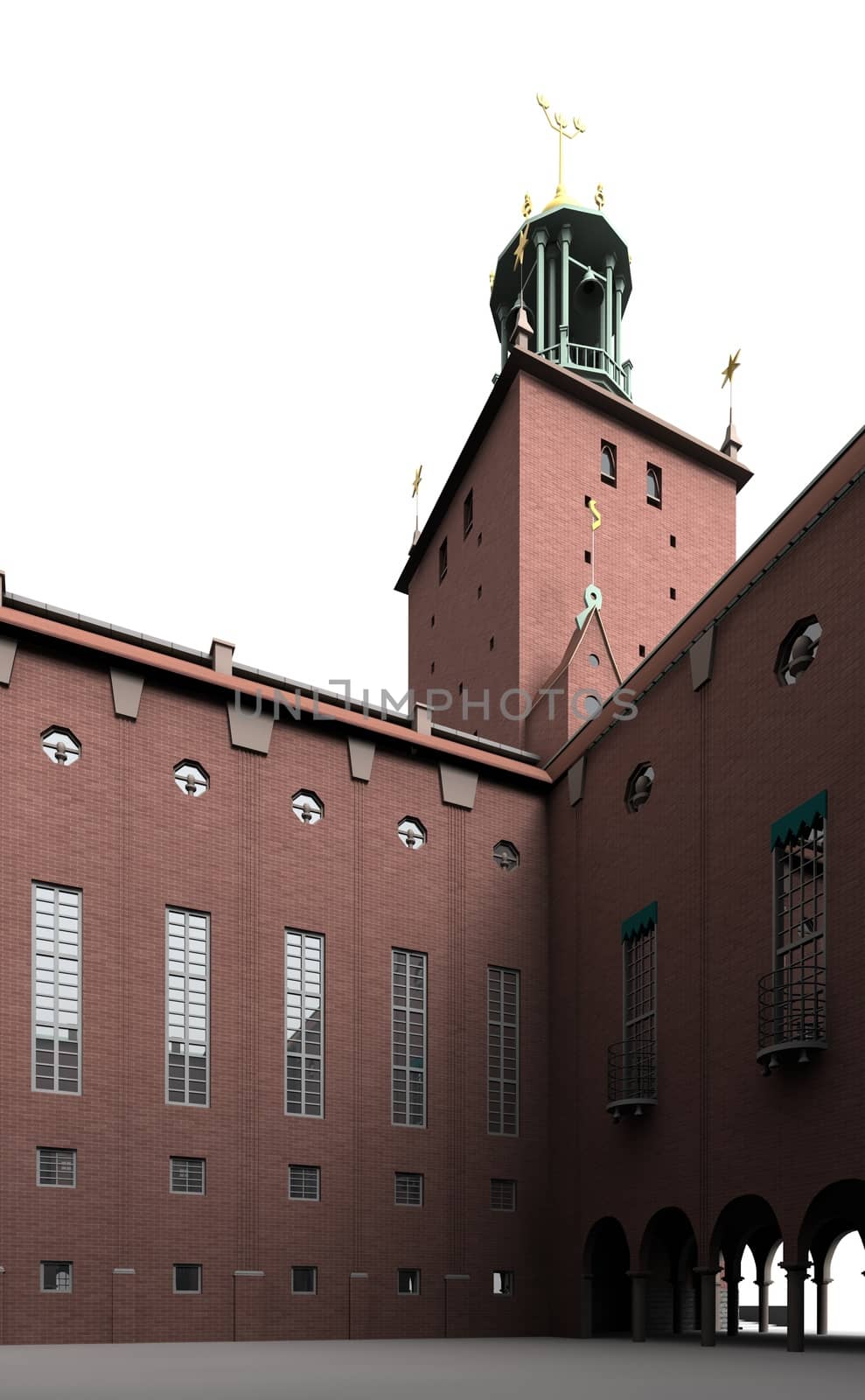 Stockholm City Hall 7 by 3DAgentur