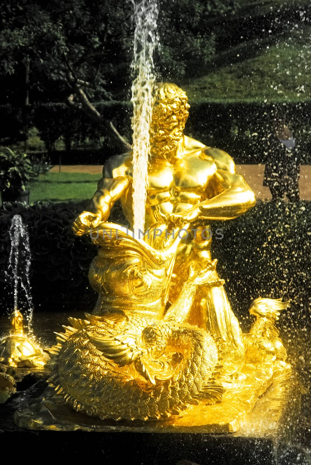 Fountain "Triton, tearing the jaws of the sea monster", Peterhof by kosmsos111