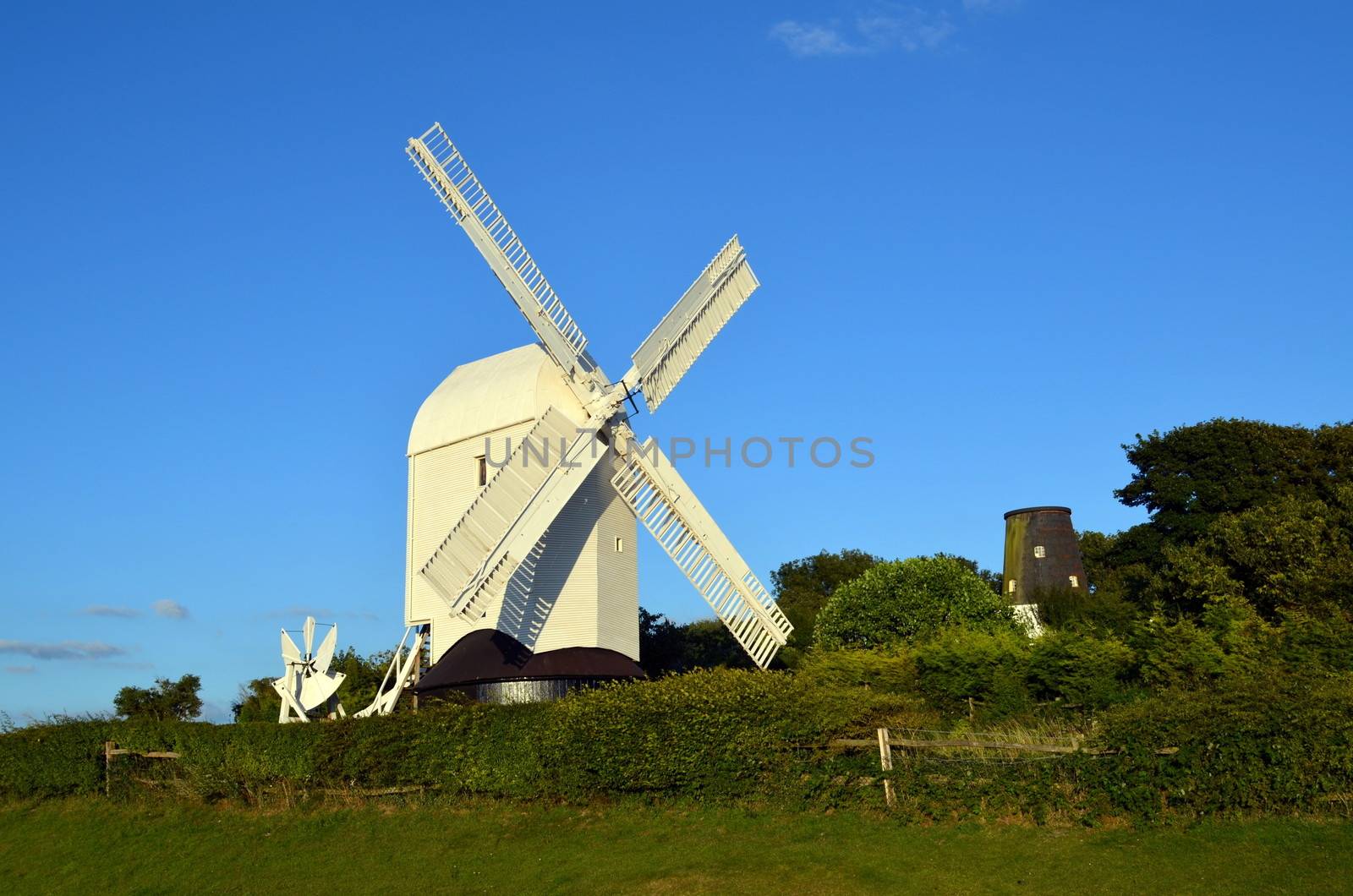 Sussex windmills on Clayton Hill,Sussex,England.Named affectionately as Jack & Jill, Jill being the fully restored working corn mill built in 1821.Jack was built in 1866 and is being retored as of 2013.