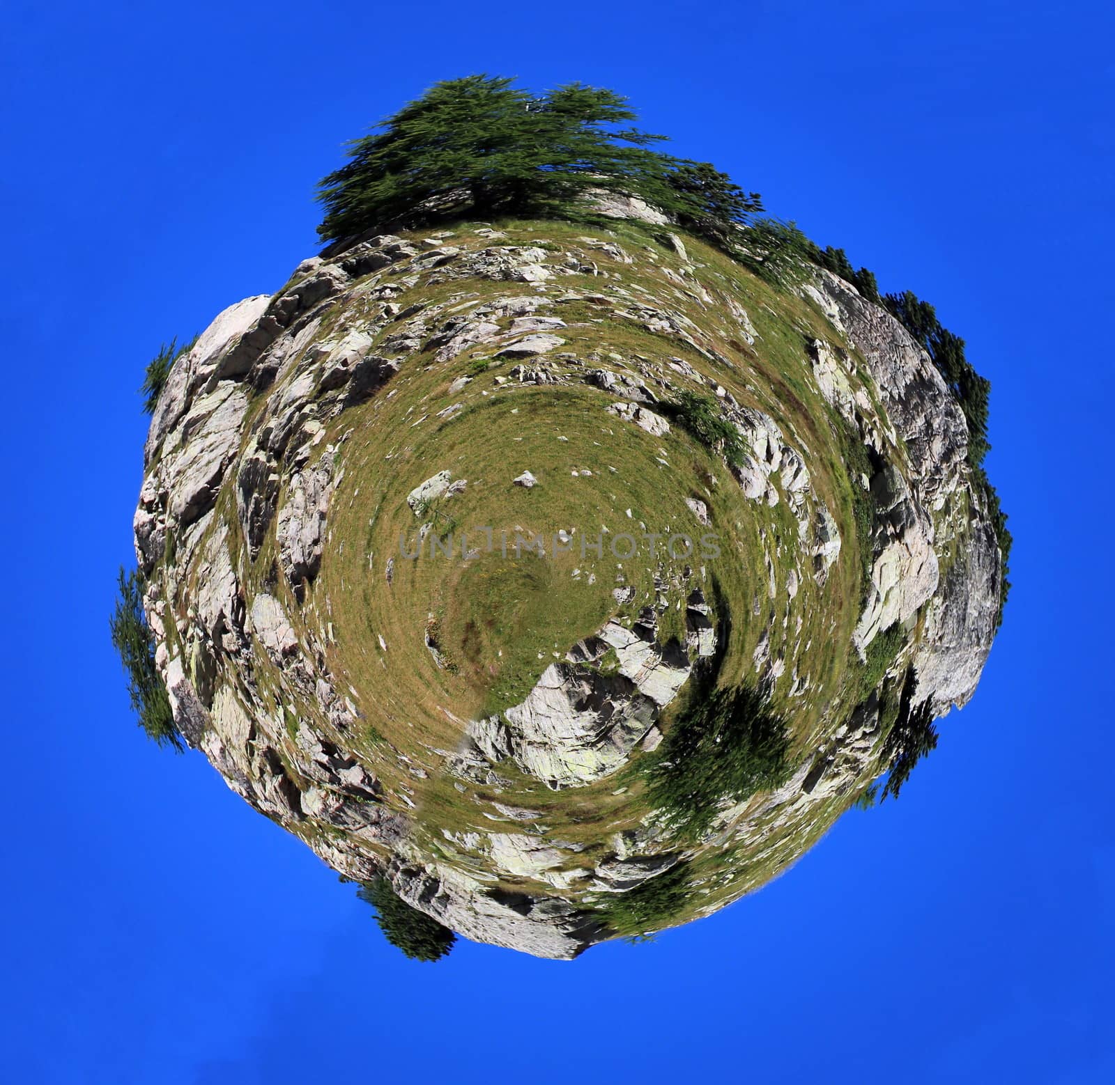 Cayolle pass planet, France by Elenaphotos21