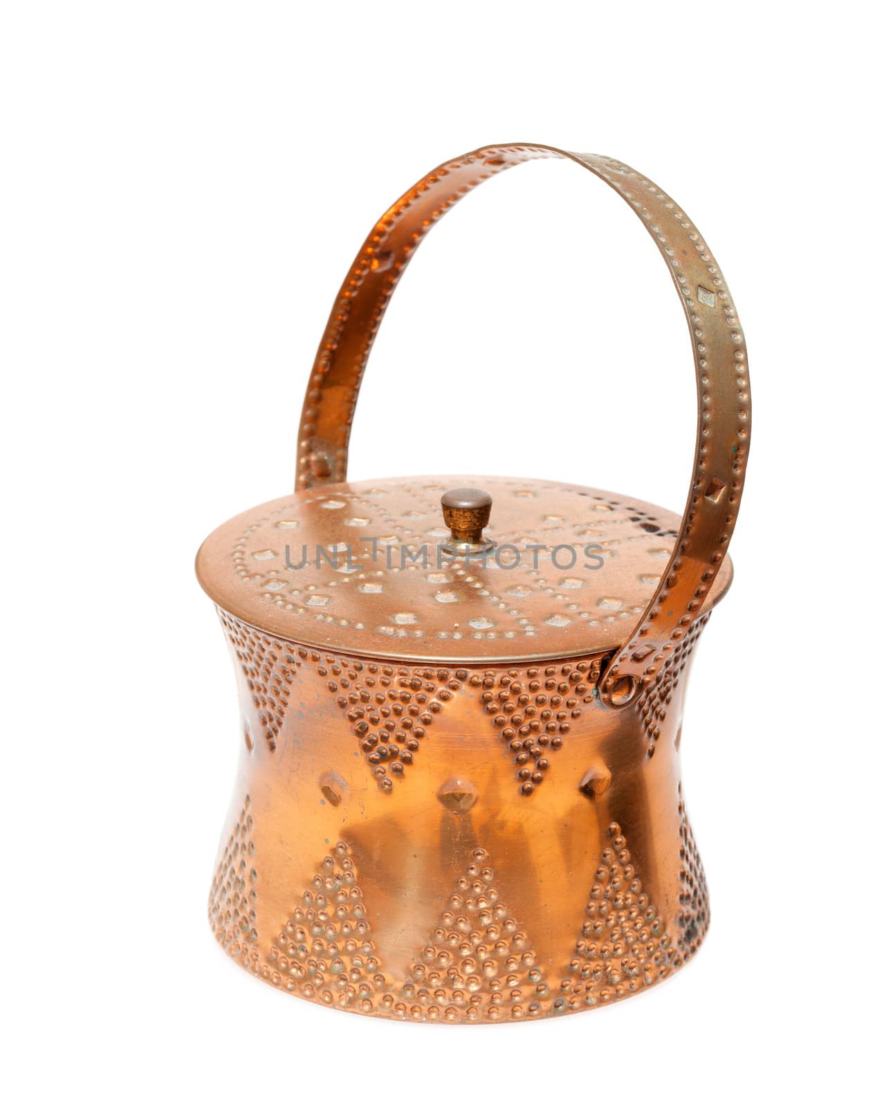 Antique copper sugar-bowl by Discovod