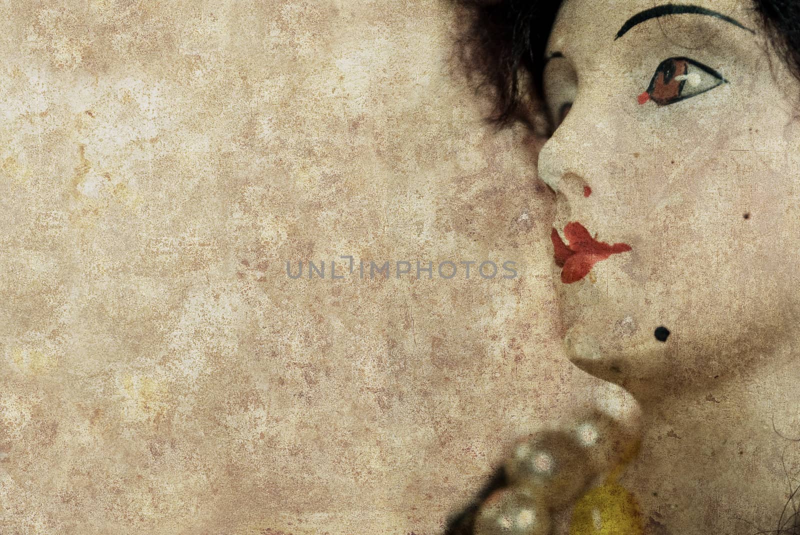 antique doll background