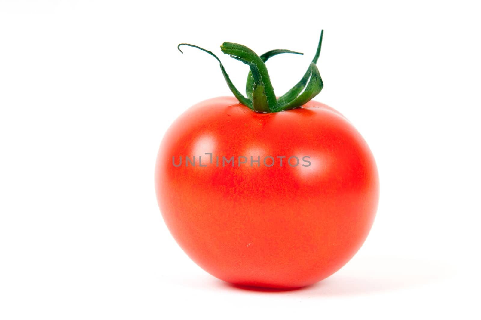 Fresh Red Tomato isolated on white background 