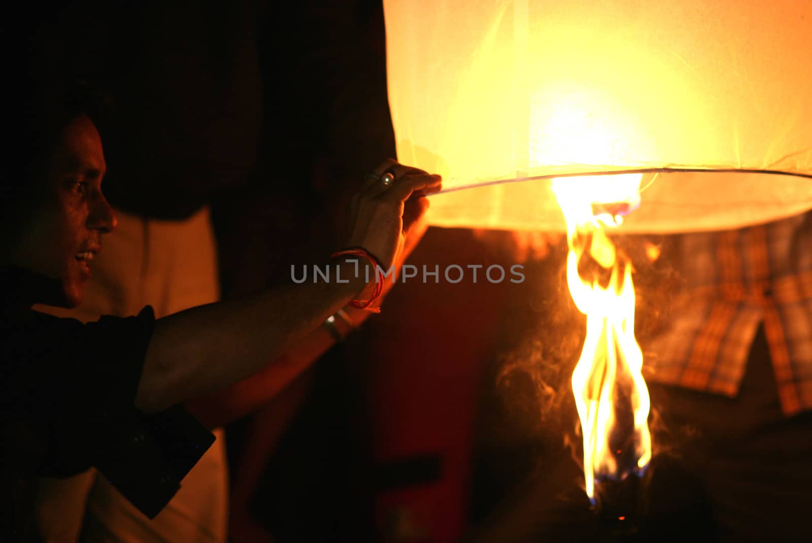 Illuminating and flying lanterns for martyrs of the Bangladesh independence struggle of 1971. Action organised by Bangladesh Workers Party on Independence Day 26 March 2013 in Dhaka. Secular national identity symbol against growing religious fundamentalism.