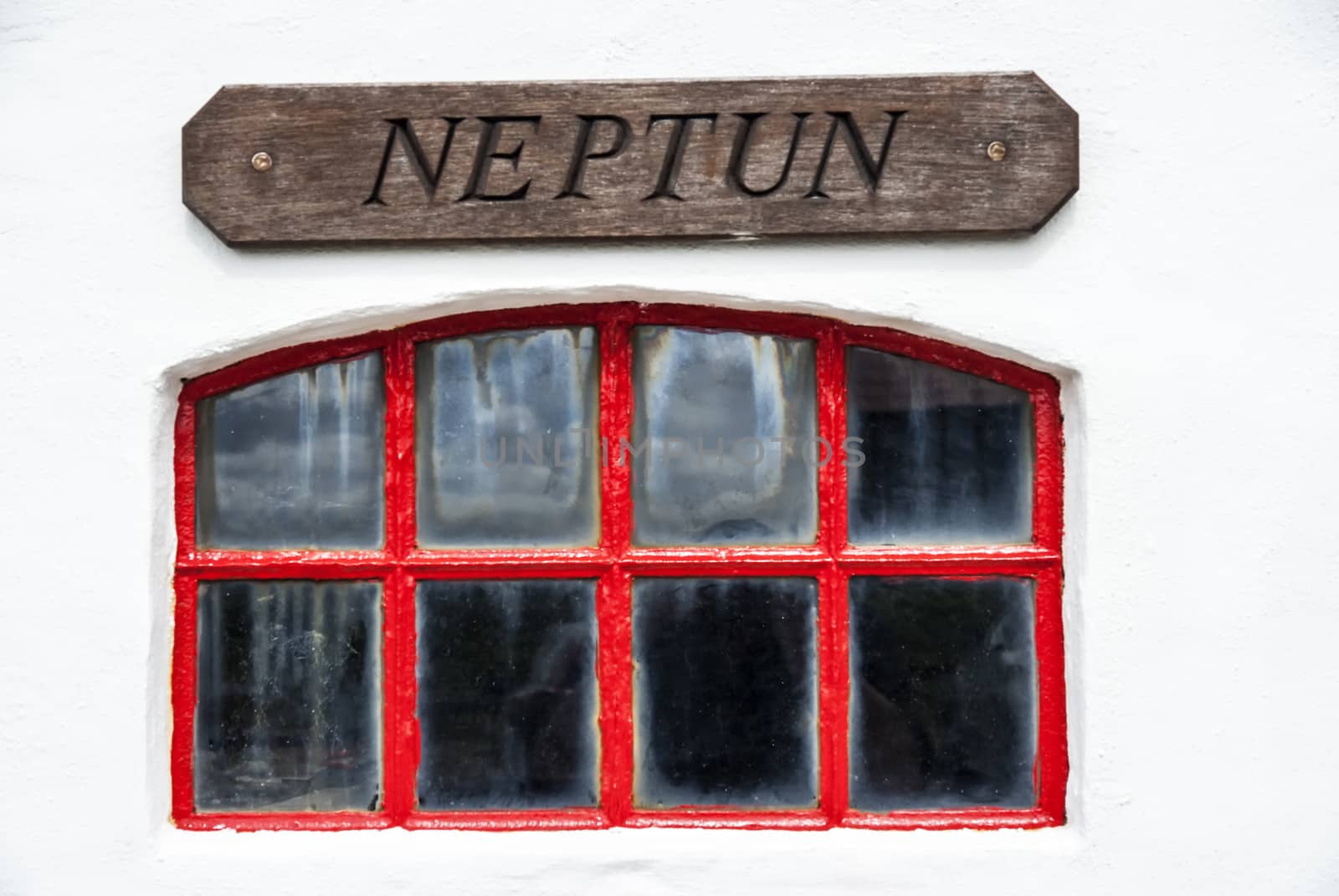 Window a fisherman's cottage in Denmark