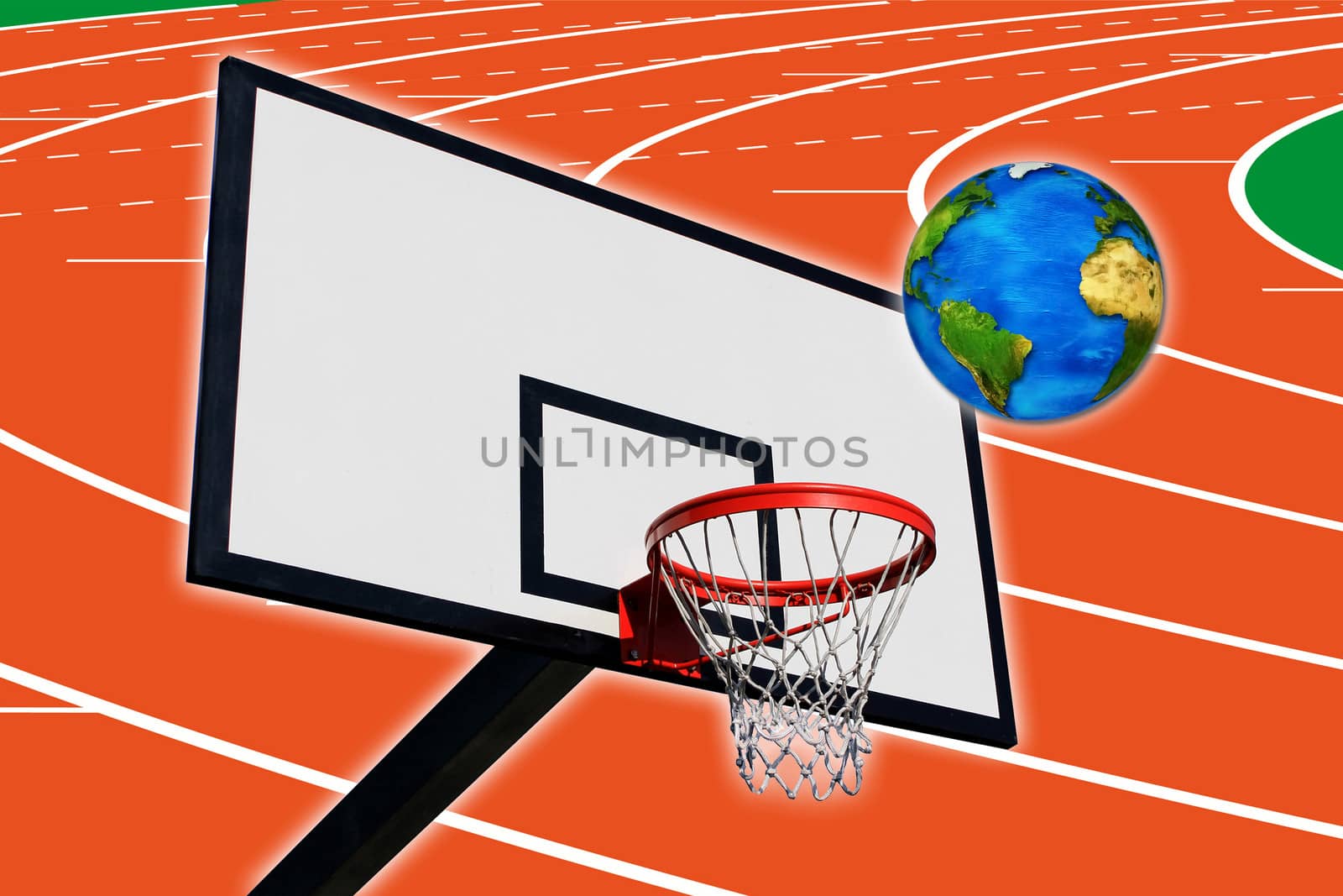 a panel of basketball by 26amandine