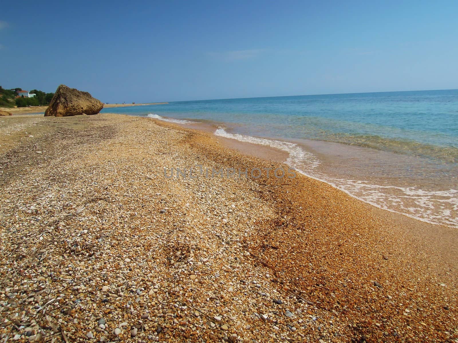 A beach on Kefalonia. by paulst